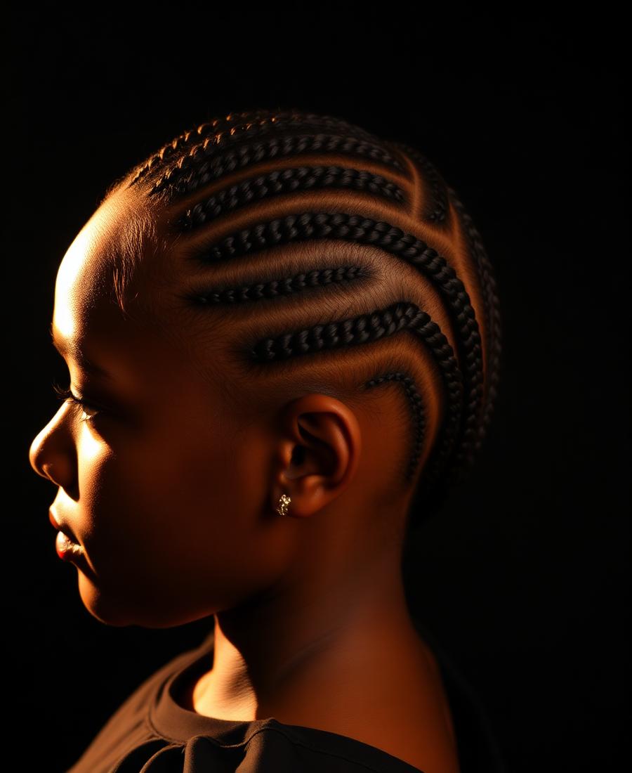 Cornrows hairstyle by Nathy Kash Salon